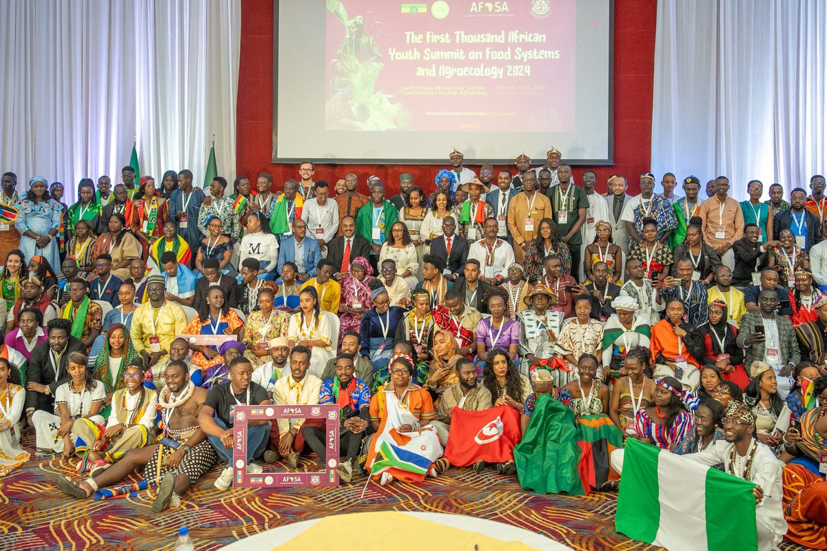 LMaraichers's tweet photo. Les maraîchers de lendeng participent au sommet sur l’alliance pour la souveraineté alimentaire en Afrique ce sommet regroupe plus de 1000 jeunes du continent qui se tient en Éthiopie du 14 au 16 octobre 2024 
Agroécologie un véritable moteur pour le renouveau de l’agriculture. https://t.co/5YperAilSt