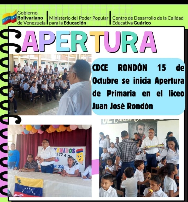 #EnlaceComunicacionalMunicipal
#CDCEN08Rondon
@MPPEDUCACION
<a href="/HectoRodriguez/">Héctor Rodríguez C.</a>
<a href="/CDCEGuarico/">CDCE del Estado Guárico</a> 
<a href="/EliasEducacion1/">Elías Zurita</a>