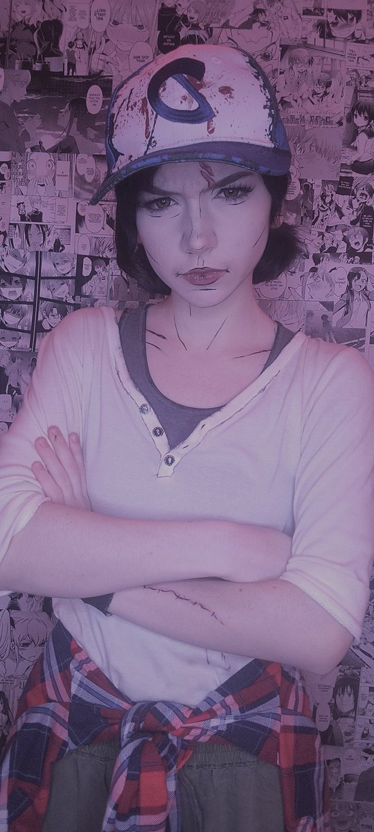 xayaahrii's tweet photo. get s3 clem to smile challenge #clementine #clementinecosplay #twd #twdcosplay #thewalkingdead #thewalkingdeadgame #twdg #twdgcosplay #cosplay #anewfrontier #twdgseason3 https://t.co/qcMWSPVo99
