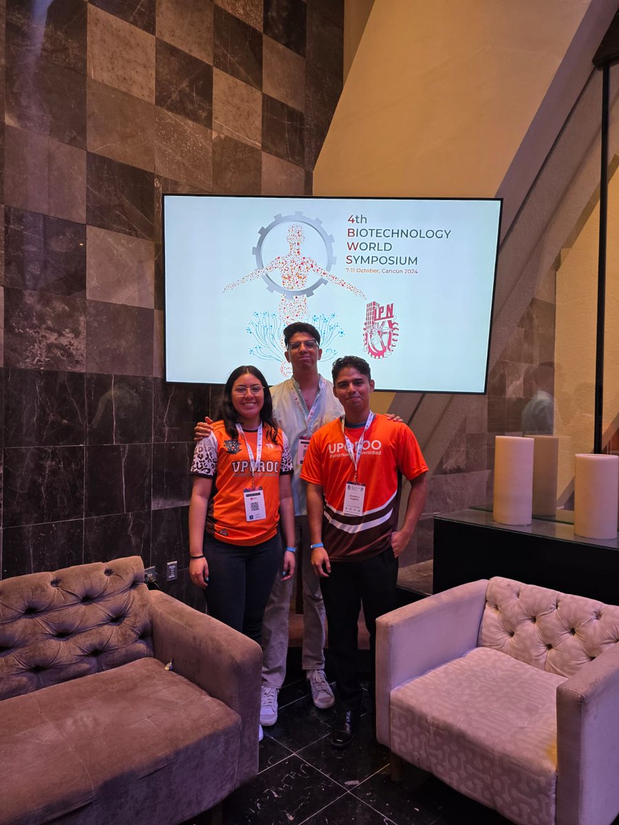 La UPQROO felicita ampliamente a los estudiante del 10 cuatrimestre del PE de Ingeniería en Biotecnología y a los egresados por haber presentado destacados proyectos de investigación en el “4 TH BIOTECHNOLOGY WORLD SYMPOSIUM”
facebook.com/share/p/wiAmeY…