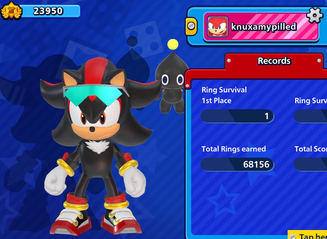 ChillGoemon's tweet image. if any of you are playing sonic rumble let's play together ehe (or emote if you spot me 🫶)
here's my id 
FBF5AA65E4F50438967752EE78F19960E