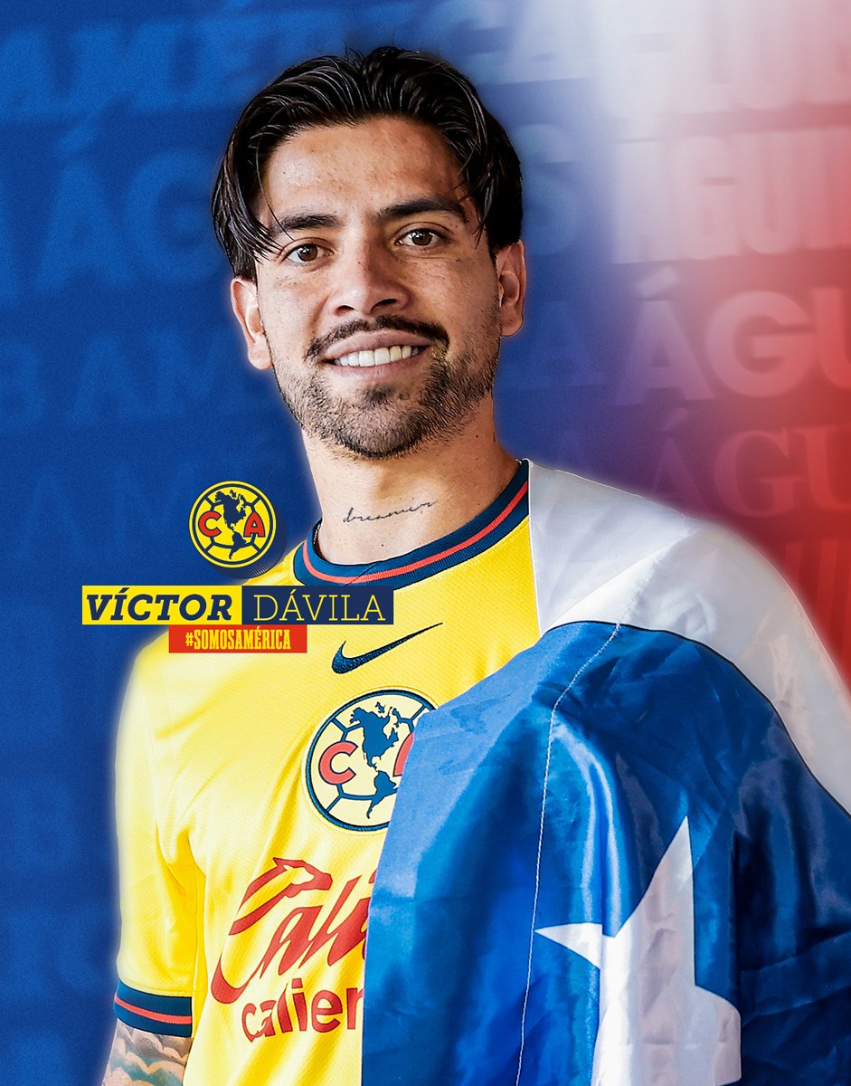 ClubAmerica's tweet photo. ¡Víctor Dávila y Diego Valdés en el 11 inicial con la Selección de Chile para su partido contra Colombia! 🦅🇨🇱

Venga, Águilas, ¡con todo! 💪 https://t.co/9sQ8uAr2tT