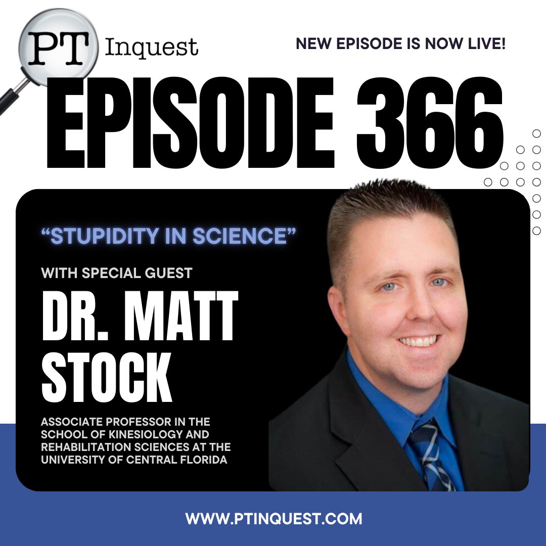 Thanks again to <a href="/MattStockPhD/">Matt Stock, PhD</a> for joining us to talk about stupid things!!