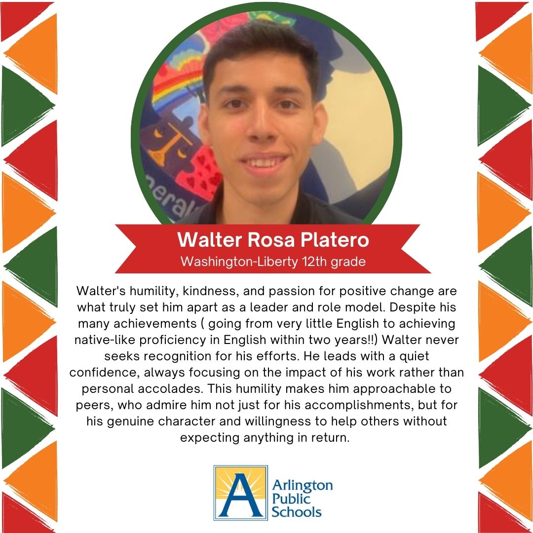 APSVirginia's tweet image. On the final day of Hispanic Heritage Month, Arlington Public Schools celebrates our Hispanic student leaders.

Read More ➡️ l8r.it/ATt1

#APSisAwesome #APSHHM #OneTeamOneAPS