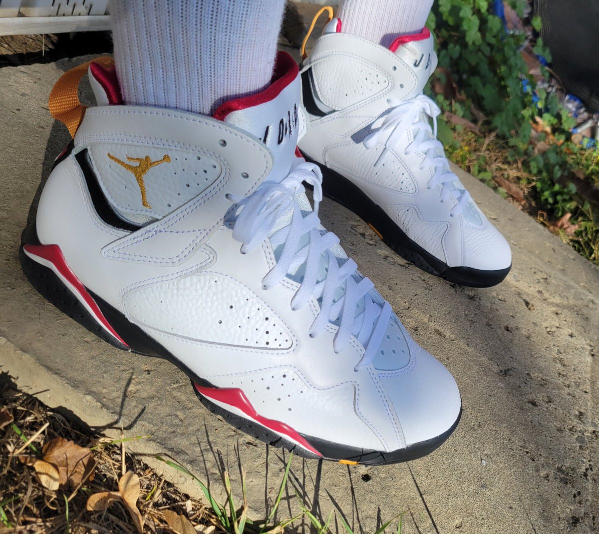 Chicka3000's tweet photo. #KOTD #jordan7s #cardinals https://t.co/HLVNNIyJTM