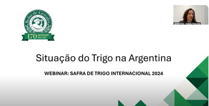 BolsadeC_ETyM's tweet photo. 📢#Abitrigo: Webinar Internacional Safra de Trigo 2024.
@VenturinoDani compartió las perspectivas de producción de esta campaña para el cultivo de #trigo 🌾 https://t.co/32TfzfWNKF