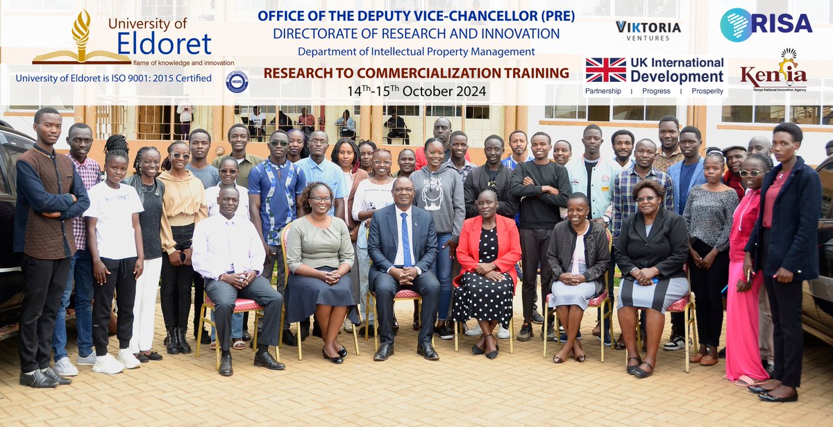 AlooBecky's tweet image. Done and dusted! The research to commercialization training workshop concludes at @UoE_Main for staff and students with #innovations. @vikventures @UKinKenya @nrfkenya @KENIAupdates. #Intellectualpropertymanagement