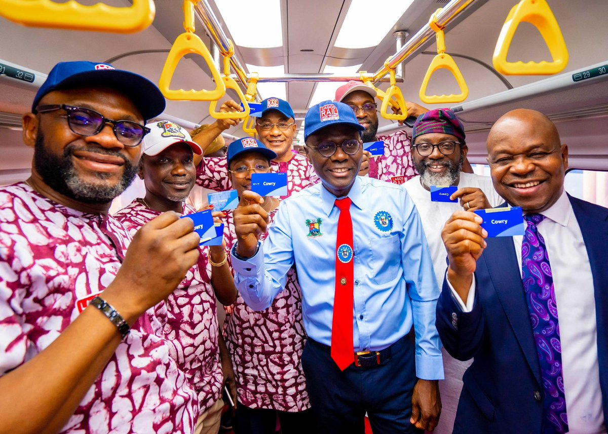 jidesanwoolu's tweet photo. Today marks a historic milestone in our journey towards a more connected Lagos!

At exactly 5:20pm, the Lagos Red Line Rail departed from Platform 2 at Oyingbo Station, heading to Agbado. This inaugural ride symbolizes a new era in public transportation for our great state. 

The Red Line Rail will revolutionize the way we move across Lagos, connecting communities and boosting economic activities. This is just the beginning of our vision to transform Lagos into a world-class city with efficient and sustainable transport systems. 

We are proud to commence the Red Line’s commercial operations, linking the heart of Lagos to its suburbs. This rail system is more than just infrastructure—it’s an investment in our people’s time, productivity, and quality of life. 

As we continue to expand our transport network, we are committed to ensuring that every Lagosian benefits from these advancements. 

Together, we are building a Lagos that works for everyone. 

The future is bright, and it’s already here.