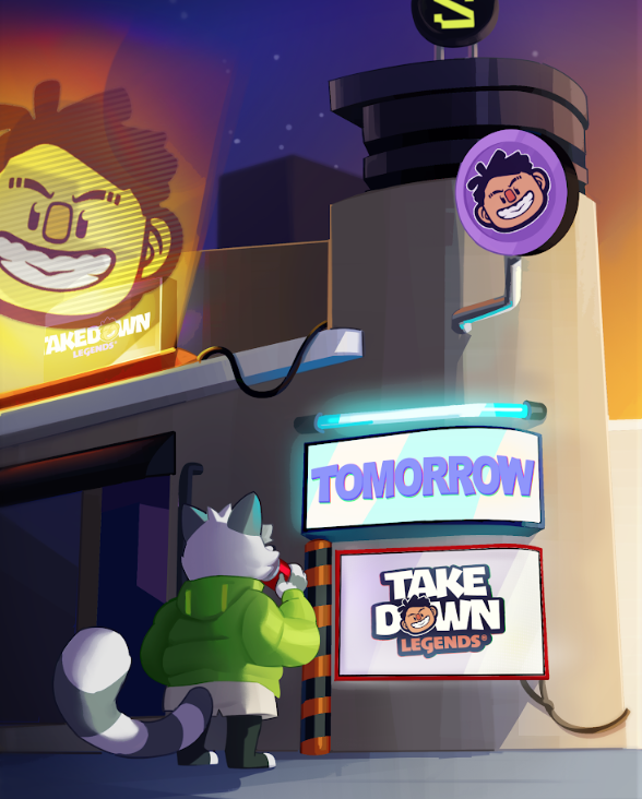 ⏳ Tomorrow is the global launch of Takedown Legends! 😲🦝

If you already have access, keep playing we have something prepared for you, our OGs.

If you are not, hold your breath soon you will join the party.