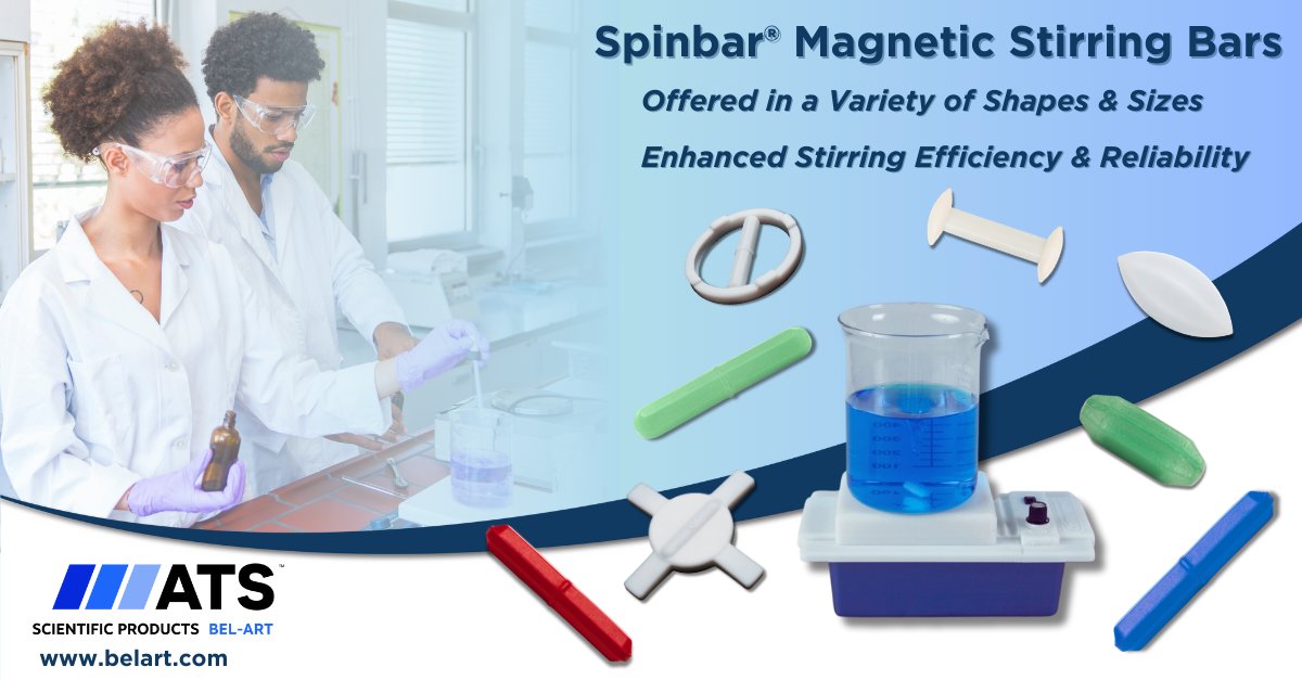 SPBelArtWLG's tweet image. Our Spinbar® stirring bars are a trusted choice when you need reliable, efficient, and versatile stirring solutions. Order through your preferred scientific distributor.

#Stirbars #Labsolutions #Labsupplies #Labinnovations