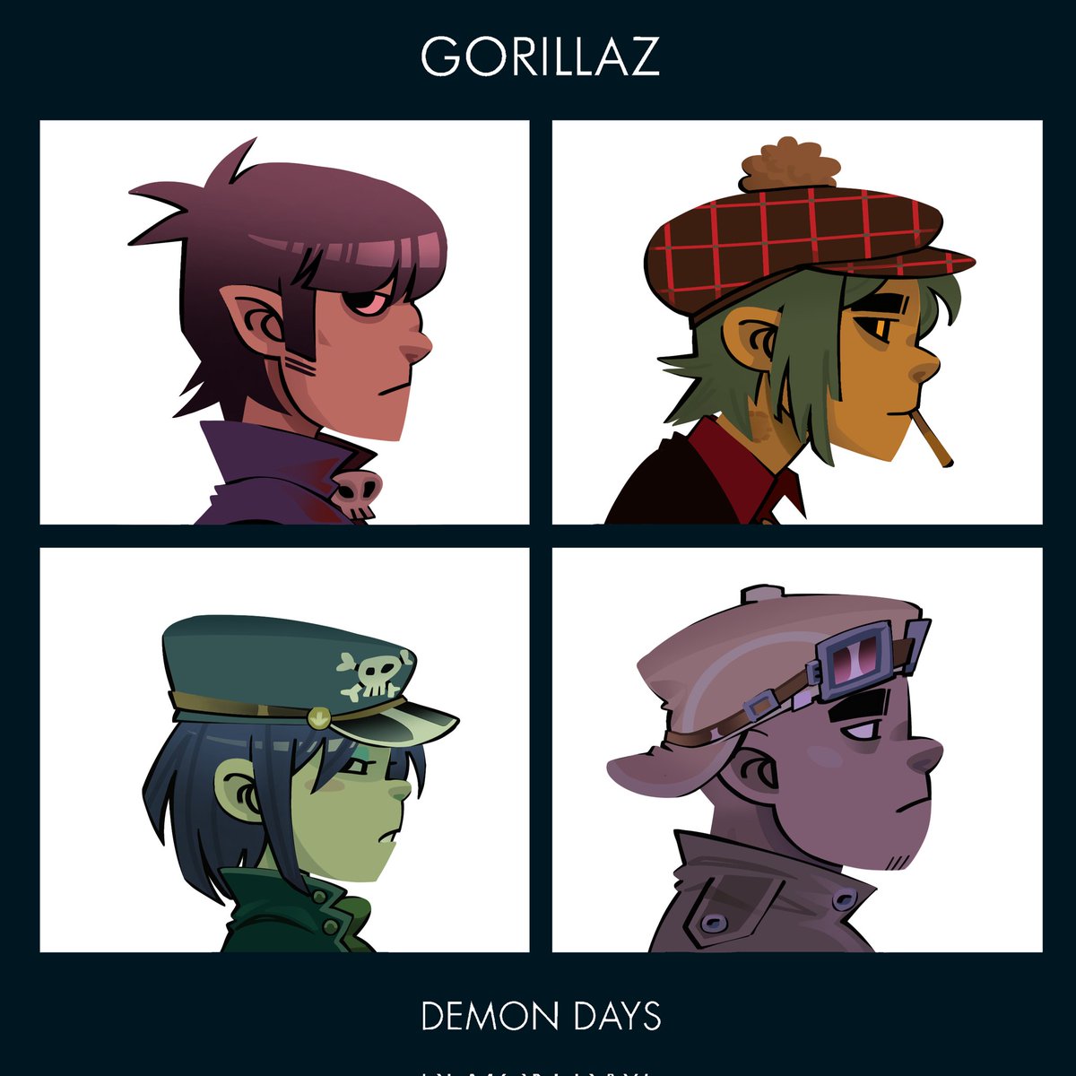 BloxySnow's tweet photo. my older art again, i got really fixated on gorillaz and still am so i tried redrawing the demon days album cover!!
#art #digitalart #gorillaz #Gorillazfanart https://t.co/wmlGFFX4Oo