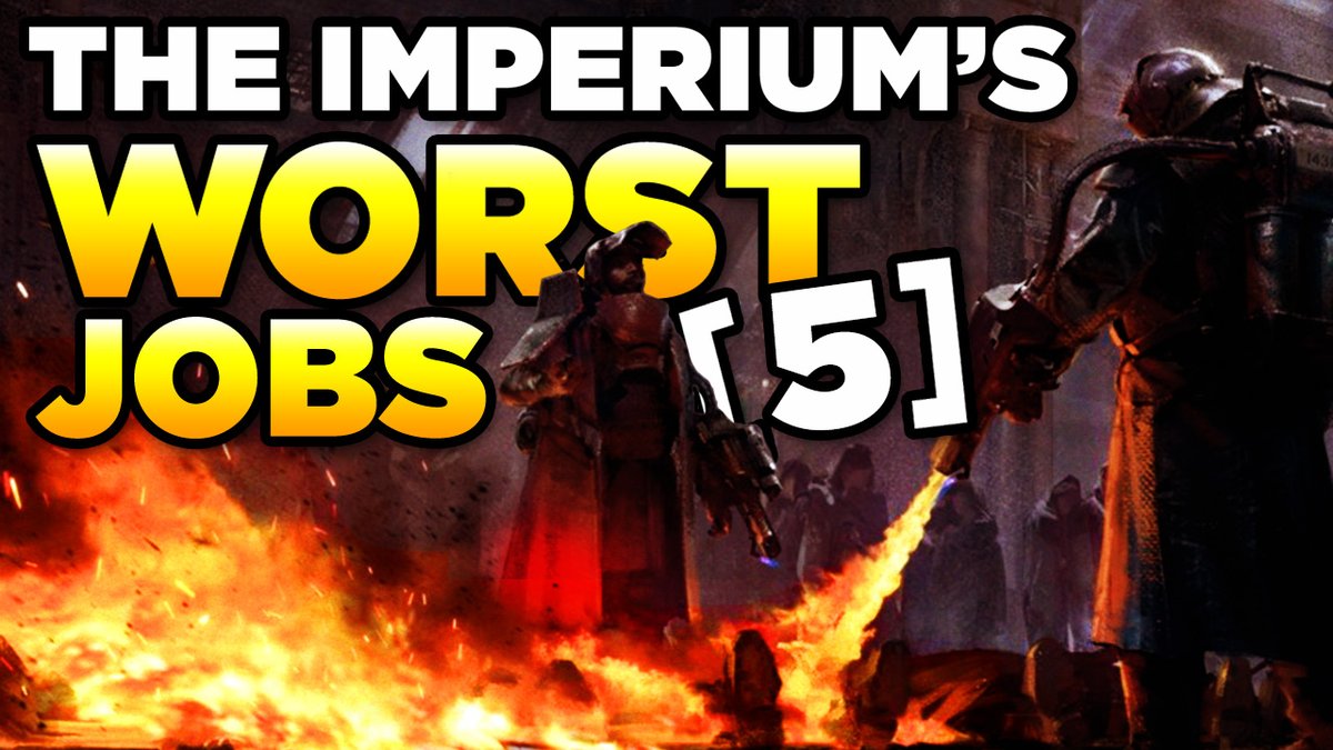 A long time passed before we can finally return to the Grim Dark Horror of #40K reality 

Part 5 - Worst Jobs of the Imperium

youtu.be/iLT8r-FaVgA