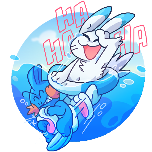 dollytraiter07's tweet photo. Gotta show the reject who’s the REAL starter!

#Wallabit #mudkip #Pokemon #tickle https://t.co/WMWf2fm6dS