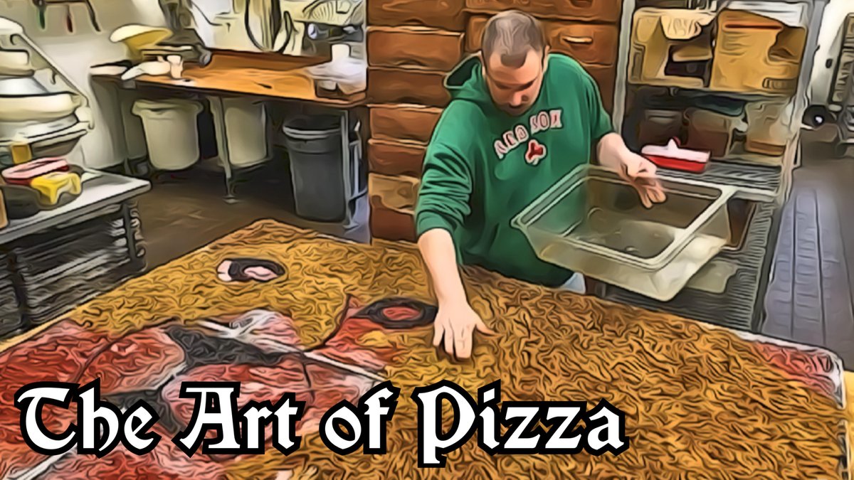 EricJohnArt's tweet image. &quot;The Art of Pizza,&quot; a documentary short about me and my pizza art by filmmaker Marcus Ricci, is now on Rumble!

LINK IN REPLIES!  #RumbleTakeover #PizzaArt