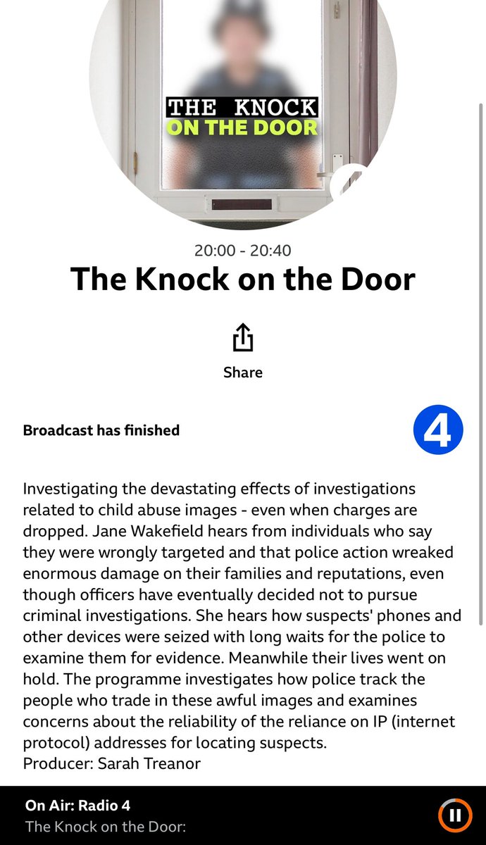 “A knock at the door” <a href="/BBCRadio4/">BBC Radio 4</a> 
Listen to <a href="/TheCriminalBar/">The CBA</a> Rasso group Sally Hobson of <a href="/36CrimeTeam/">36 Crime</a> on technology, criminal law, evidence, charging decisions, prosecution and defence of child abuse imagery cases 
BBC reveals
Exponential growth of cases of suspected possession or