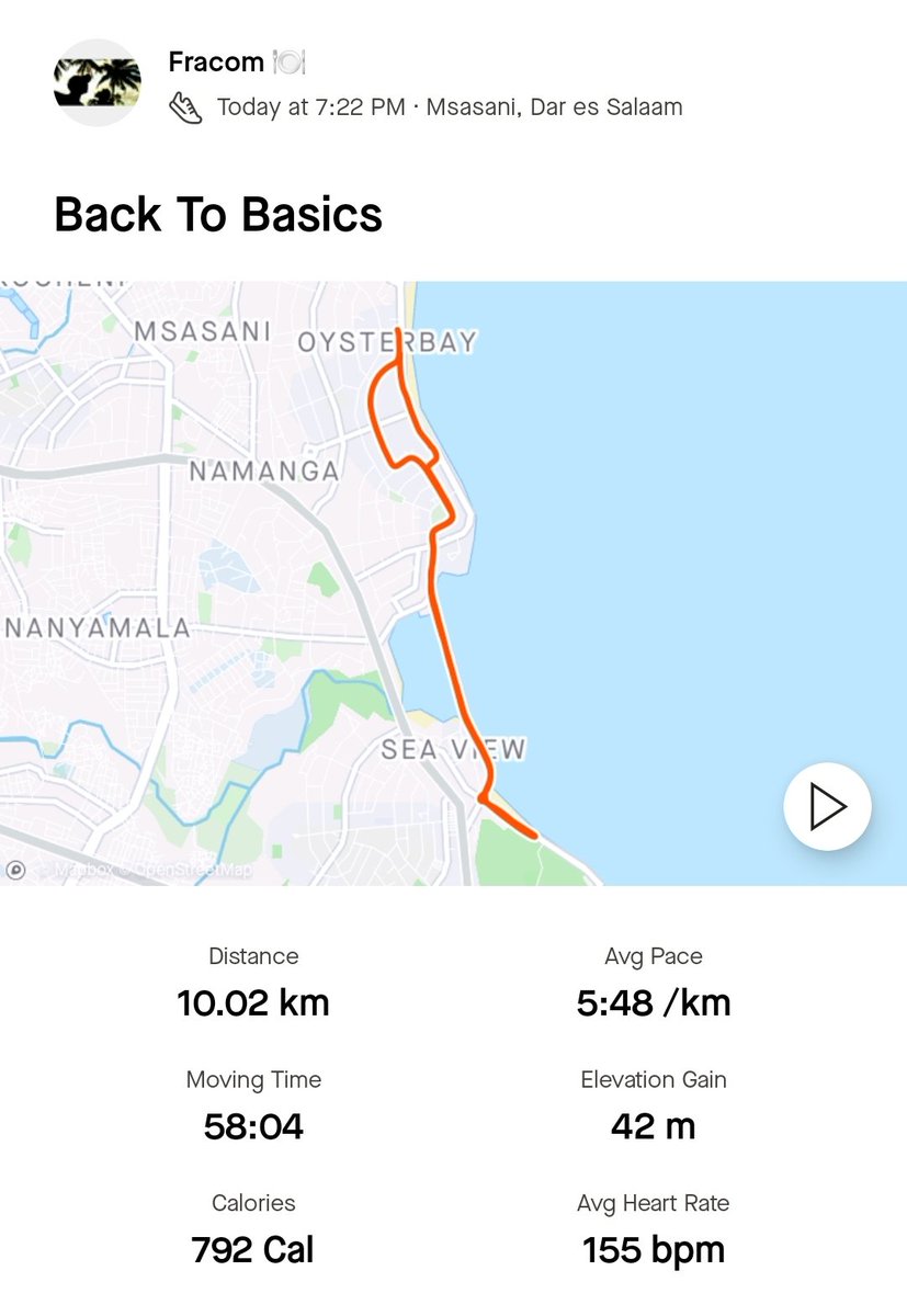 frank_mshobozi's tweet photo. Back to where I belong,
Easy Tuesday Run,
A little Ice Cream after a workout won't add more calories 😎
#RunYourPace
#ToTRunners
#GetFit
#TwT⌚️ https://t.co/dUxbIAy2rF