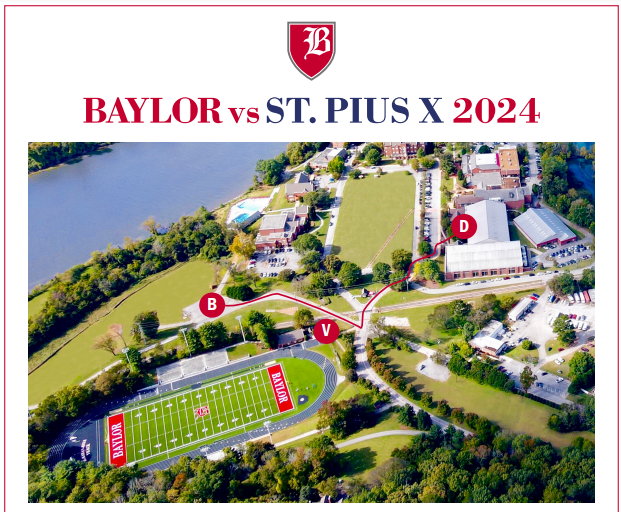 StPXsports (@stplancersports) on Twitter photo Friday's game at Baylor
St. Pius X fans should enter the stadium via the Visitors entrance indicated on the map (V)
They do not have a cash gate, but there will be a credit card reader at the gate
here is the link for ticket purchase: gofan.co/event/1565491?…
<a href="/StPX_Football/">StPXFootball</a> Friday's game at Baylor
St. Pius X fans should enter the stadium via the Visitors entrance indicated on the map (V)
They do not have a cash gate, but there will be a credit card reader at the gate
here is the link for ticket purchase: gofan.co/event/1565491?…
<a href="/StPX_Football/">StPXFootball</a>