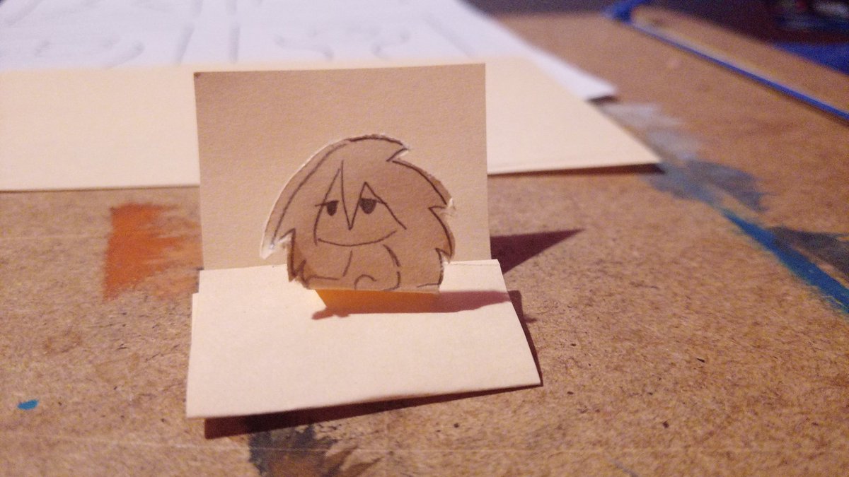 CANNIBALXQ's tweet image. _✓\_
 / T √ T \ ⁽° ° °⁾
#lazyart #art #paper