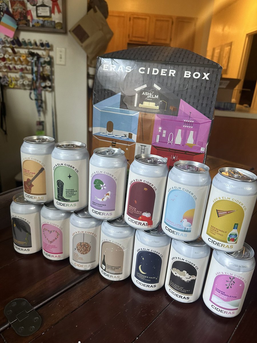 I got an #erastour cider box from Ash &amp; Elm and am ABSOLUTELY OBSESSED.