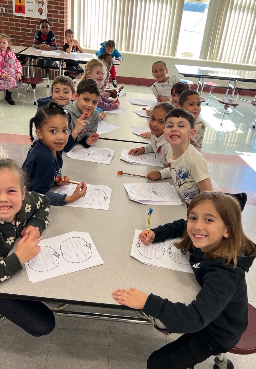 Our entire 1st grade participated in a pumpkin science experiment on Friday! Students made predictions about the size and buoyancy of the pumpkin. We had so much fun! <a href="/Taunton_Schools/">Taunton Public Schools</a>