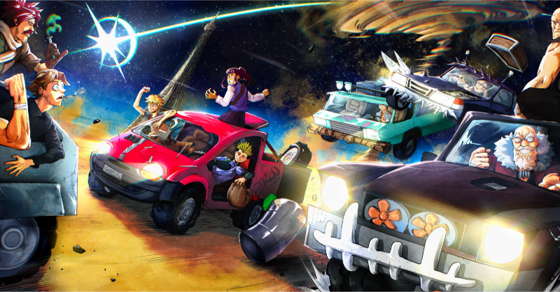 Il y a quelques jours, on vous dévoilait la couverture version jour de Fronce Max, réalisée par @lenny_lvnt  et @valentinserber. 

Aujourd'hui, nous vous présentons la version nuit. Valentin a réalisé le line puis Lenny a colorisé l'ensemble. 

Alors, quelle est votre préférée ?