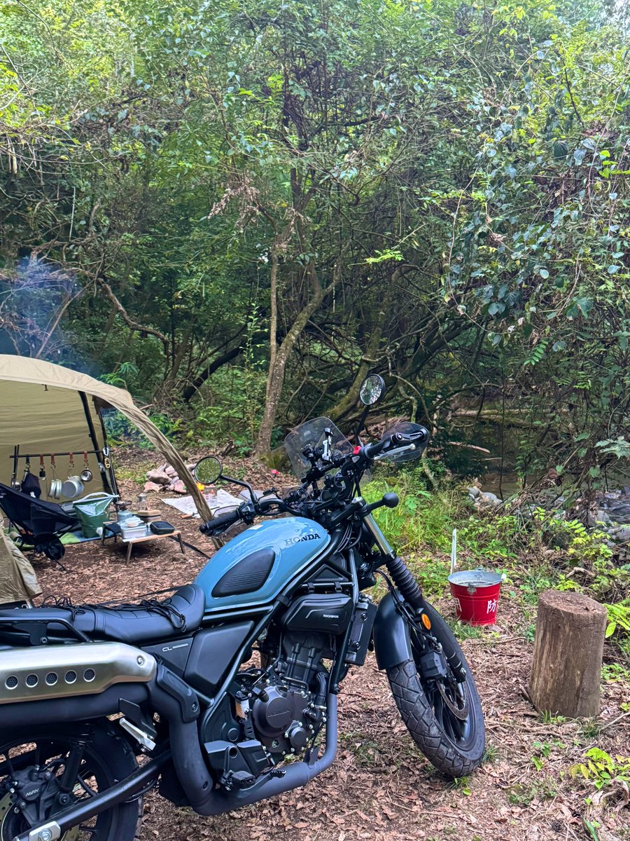 ZIMA_556's tweet photo. 3連休でのキャンプツーリング🏕️🏍️ https://t.co/k3pkWXxCi4