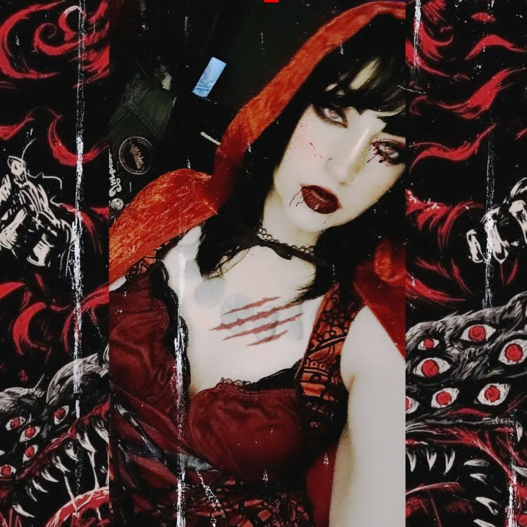 Battiebabe72's tweet photo. Little Red Riding Hood https://t.co/S7AqJ9tyxC