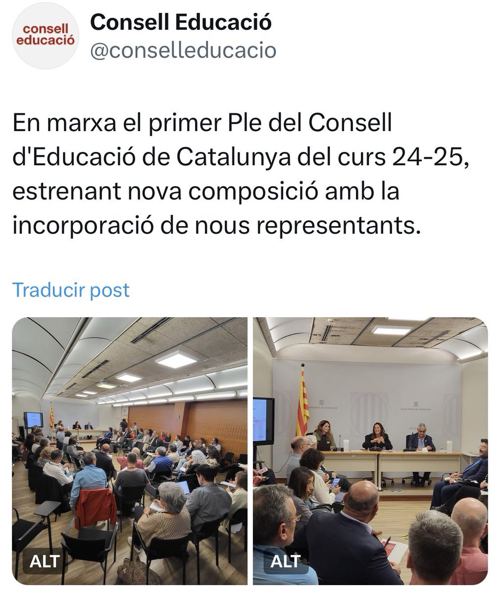 AIEC (@aiec_inspeccio) on Twitter photo Avui, l’AIEC ha participat de la primera reunió del Ple del Consell d'Educació de Catalunya del curs 24-25. <a href="/conselleducacio/">Consell Educació</a> Avui, l’AIEC ha participat de la primera reunió del Ple del Consell d'Educació de Catalunya del curs 24-25. <a href="/conselleducacio/">Consell Educació</a>