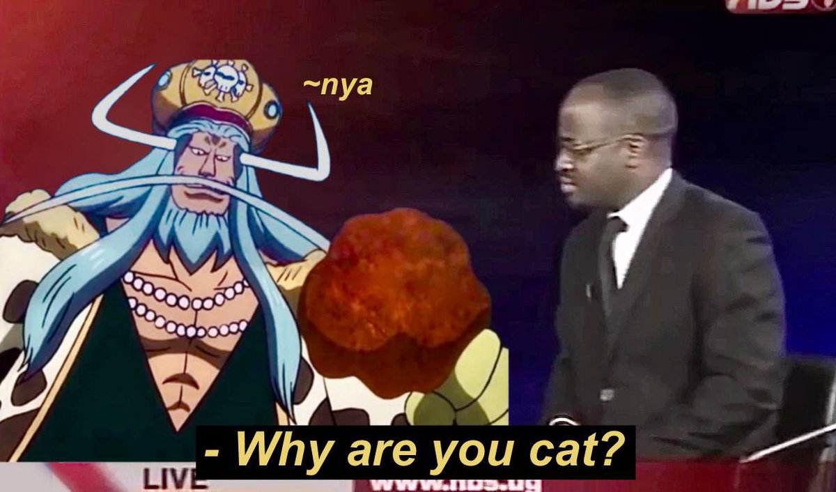 #アバロ・ピサロ #ONEPIECEMEME #ONEPIECE 

Now I'm even more interested in where he got those horns and cat's eyes from, if it's not because of the fruit