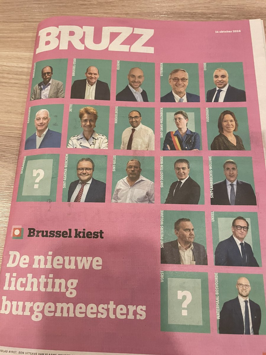 For all the talk of gender balance in the European Commission, it looks like there’ll be more bald male mayors in Brussels than female mayors.
