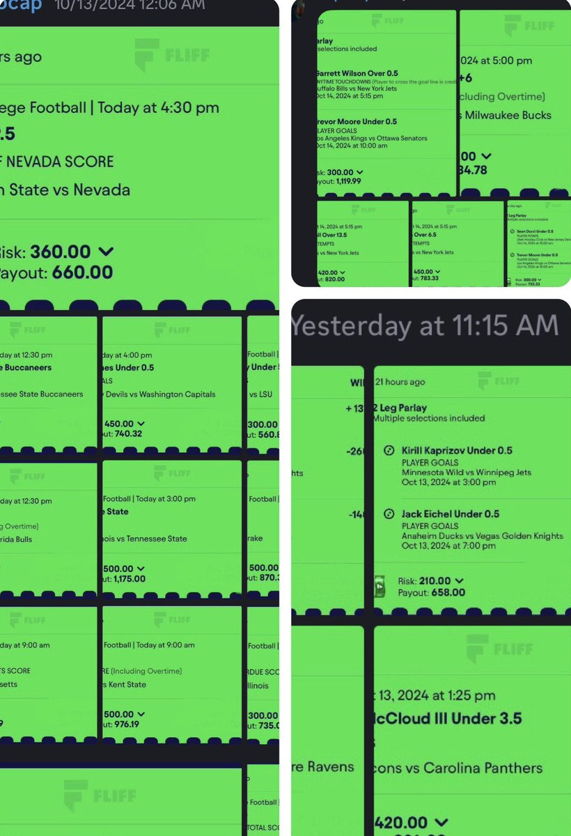 BlitzBetzEV's tweet image. Another UNREAL weekend for Blitz Betz 💎

We went up 21 units across Fliff &amp;amp; PrizePicks🔥

That takes our total through 7 weeks of football to + 146.2U 🖨️

DM me 🏈 for 30% off your first month and start winning today ⬇️

👉 whop.com/blitz-betz 👈

 #PrizePicks #Fliff #NFL