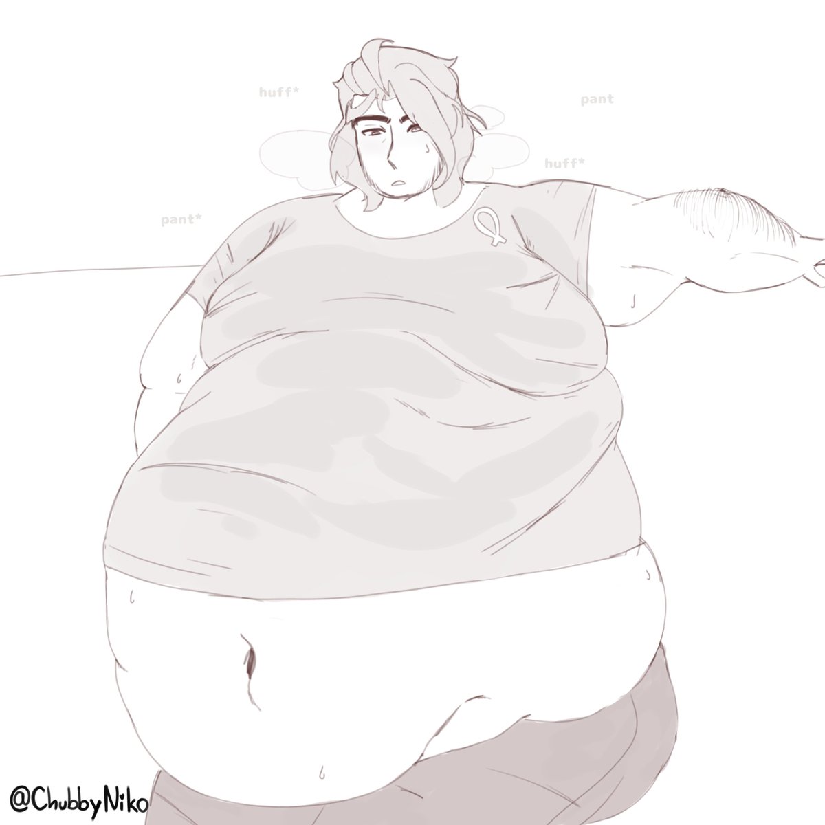 Enjoy day 13, 14 &amp; 15: Looking, Weird, Park
#Fattytober