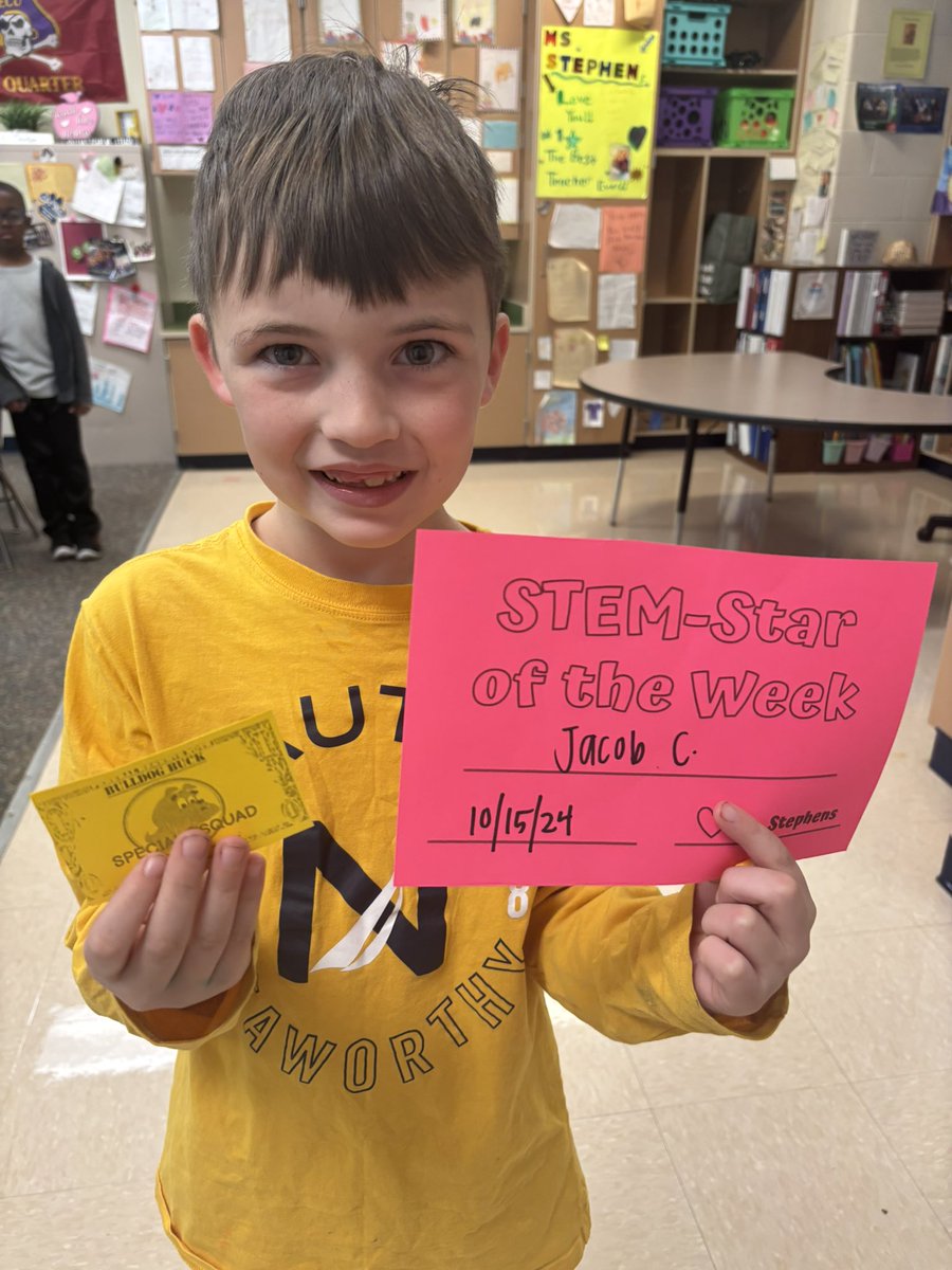 Stephens_STEM's tweet photo. Tuesday STEM Stars ⭐️⭐️⭐️ @WakelonES https://t.co/goptfoDNkz
