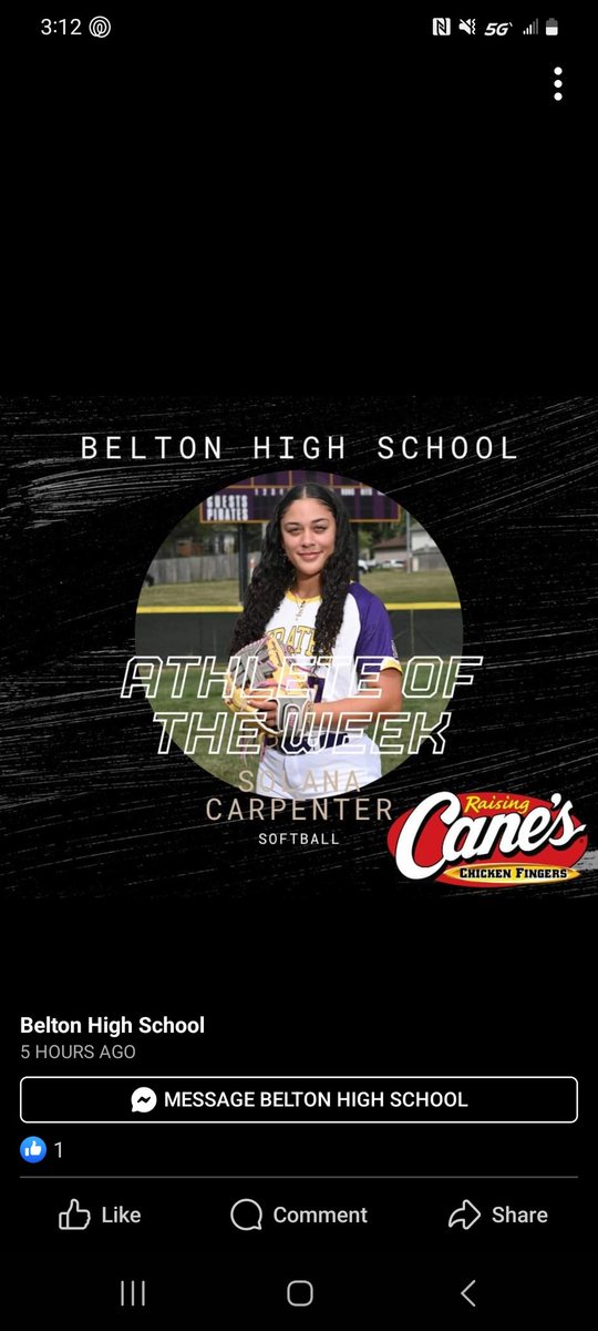 Solana (Bubba) Carpenter (@scarp2007) on Twitter photo I was named <a href="/raisingcanes/">Raising Cane's</a> athlete of the week. This is an honor and I love some raising canes. Thank you! <a href="/FHSU_Softball/">FHSU Softball</a> <a href="/Macfarlane_15/">Mike Macfarlane</a> <a href="/macnseitzkc/">Mac N Seitz Baseball & Softball</a> <a href="/beltonsoftball/">BHS Softball</a> I was named <a href="/raisingcanes/">Raising Cane's</a> athlete of the week. This is an honor and I love some raising canes. Thank you! <a href="/FHSU_Softball/">FHSU Softball</a> <a href="/Macfarlane_15/">Mike Macfarlane</a> <a href="/macnseitzkc/">Mac N Seitz Baseball & Softball</a> <a href="/beltonsoftball/">BHS Softball</a>
