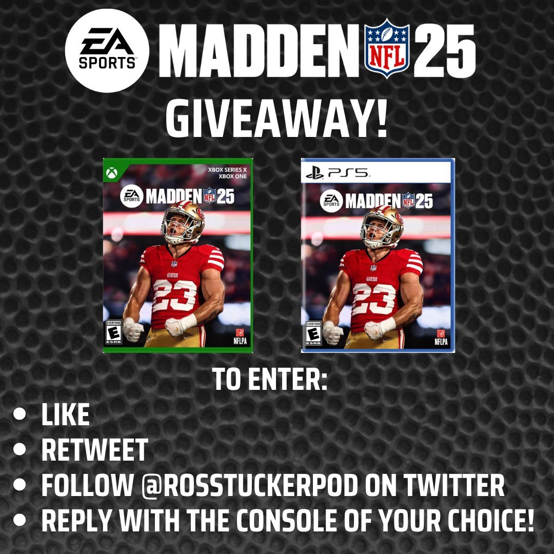 🚨 Madden 25 Giveaway! 🚨

Follow the rules below to enter!