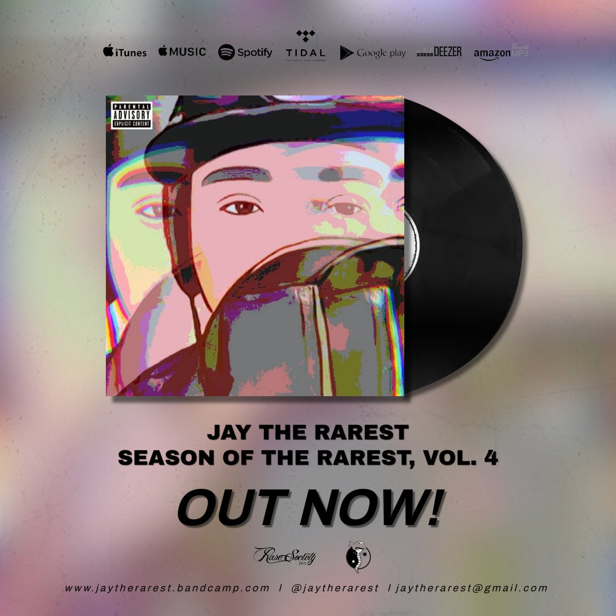 JayTheRarest's tweet photo. 'Season of The Rarest, Vol. 4' compilation EP available now on all major streaming platforms! 🗣️💥💥

Spotify: https://t.co/cpbTRNfneS

YouTube: https://t.co/HlS363guI9

YouTube Music: https://t.co/PCNJ9v8t4B

TIDAL: https://t.co/mrgwT1Bsfo

Amazon Music: https://t.co/pTFBwkxfXo https://t.co/forNpdUp1d
