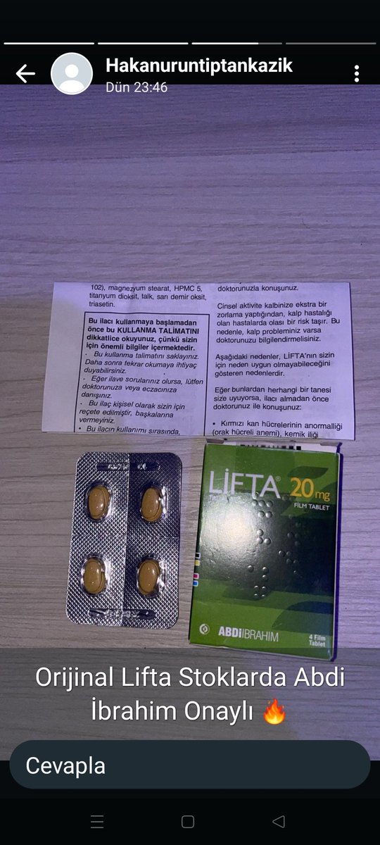 SERTLESTİRİCİ PRFORMARS ARTIRICI LİFTA GECİKTİRİCİ ÖZELLİĞİ İLE UZUN GECELERİN FORMÜLÜ