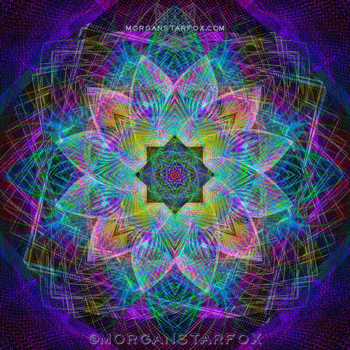 [DRiP Drop / "Offering #4"]
- Common -

Radiating with vibrant energy, dynamic lines create a sense of movement, as if the offering itself is alive with purpose. In the center, petals of shimmering glass reflect an inner light—a place where gratitude and dreams converge, brimming