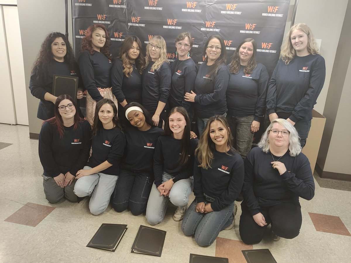 Women Building Futures (@wbfintrades) on Twitter photo Congrats to our <a href="/WBFinTrades/">Women Building Futures</a> Journey to Trades grads (our newest alumni)!
#WomeninTrades #AlbertaTrades Congrats to our <a href="/WBFinTrades/">Women Building Futures</a> Journey to Trades grads (our newest alumni)!
#WomeninTrades #AlbertaTrades