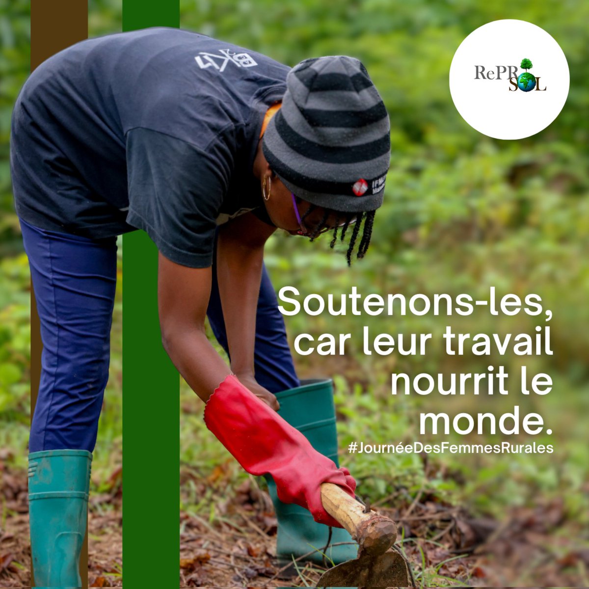 DuSol_tg's tweet photo. Ces femmes, souvent invisibles, sont pourtant essentielles à notre agriculture et à nos communautés. Elles cultivent la terre, nourrissent le monde et perpétuent des savoirs précieux.
#ReProSol
#IAASTOGO
#Agroecologie
#JournéeDesFemmesRurales #FemmesRurales #AgricultureDurable https://t.co/HAumrYCZG9