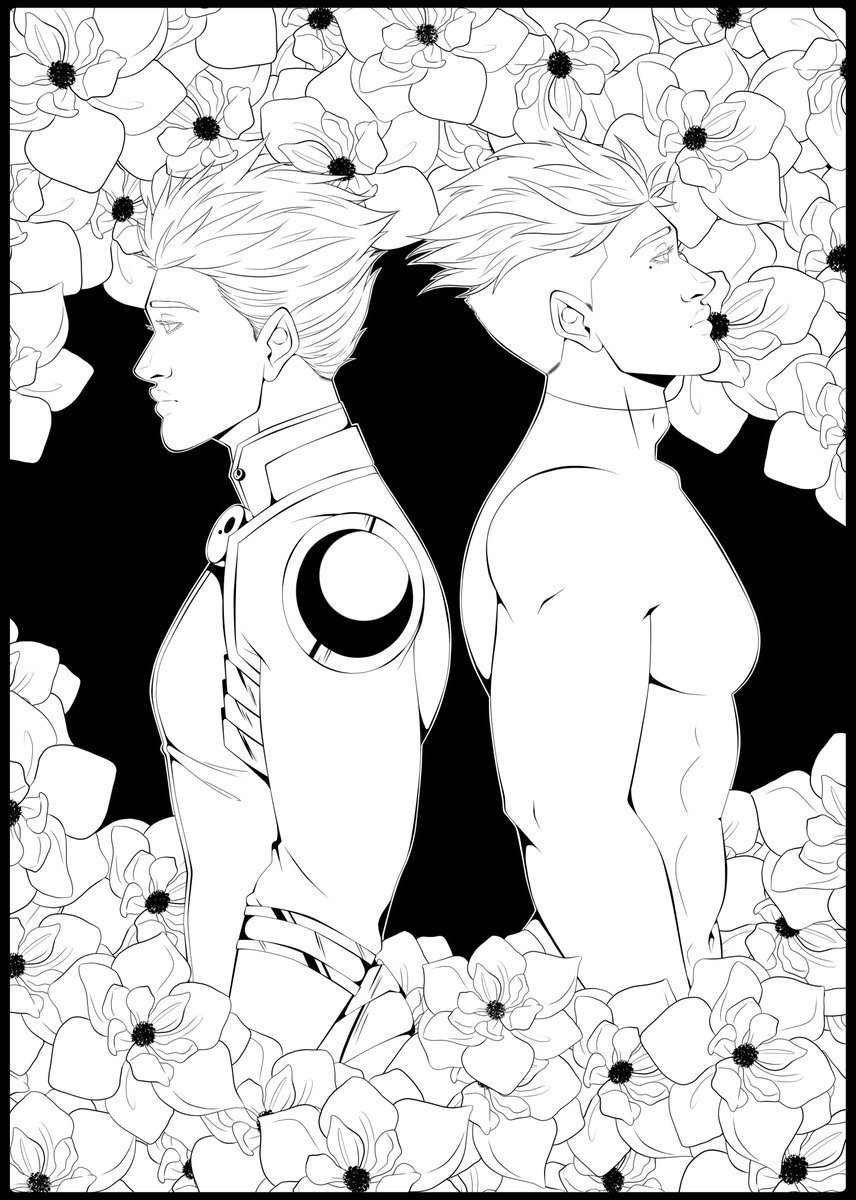 The coloring page I made for <a href="/kniveszine/">Subjugate Zine 🔪 THANK YOU FOR YOUR SUPPORT!</a>