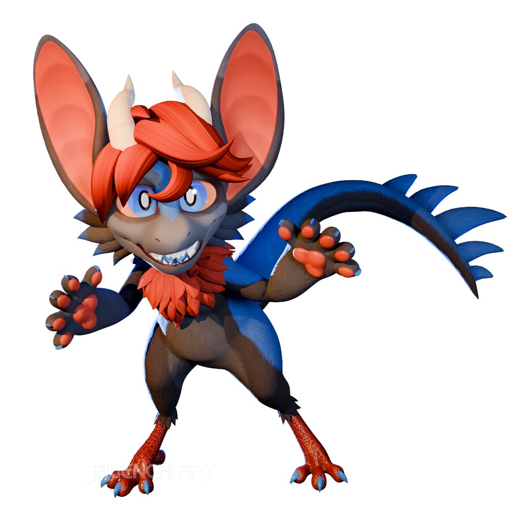 Javenchi_Art's tweet photo. WHOS EXCITED FOR SOME NEFARIOUS LITTLE CREATURES COMING SOON TO A COMPUTER NEAR YOU?? 
writing up the page for the base, then gonna get some ingame pics!
#VRchat https://t.co/drlBwVDabf