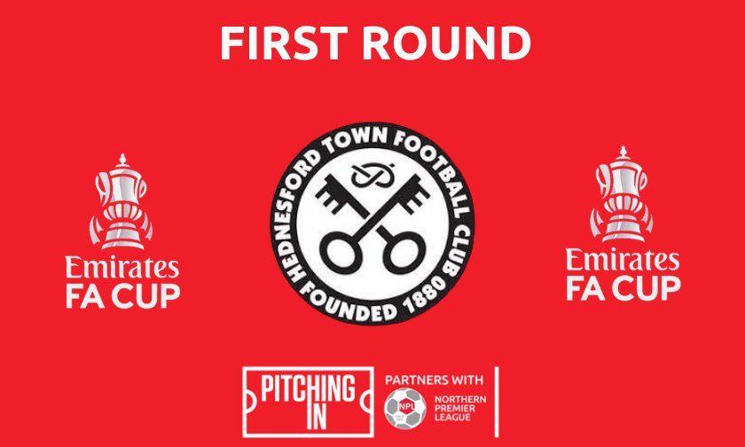 HEDNESFORD TOWN HAVE ADVANCED TO THE FIRST ROUND PROPER OF THE <a href="/EmiratesFACup/">Emirates FA Cup</a>

<a href="/PitchingIn_/">Pitching In</a> <a href="/Hednesford_Town/">Hednesford Town FC</a>