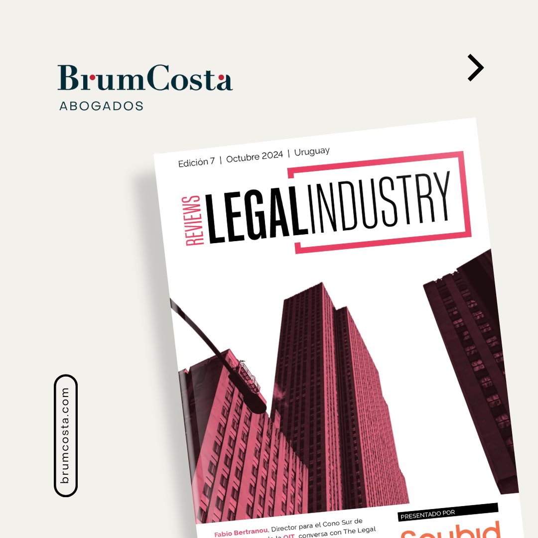 BrumCostaAbgs's tweet photo. ¡Gracias a @industryreviews por destacar el trabajo de nuestras abogadas! 📚 Lee los artículos de la Dra. Valentina Correa Frugoni y la Dra. Agustina Correa Aguirre en:  https://t.co/2Pw5xfEuP8 https://t.co/ukdOcRwkBS