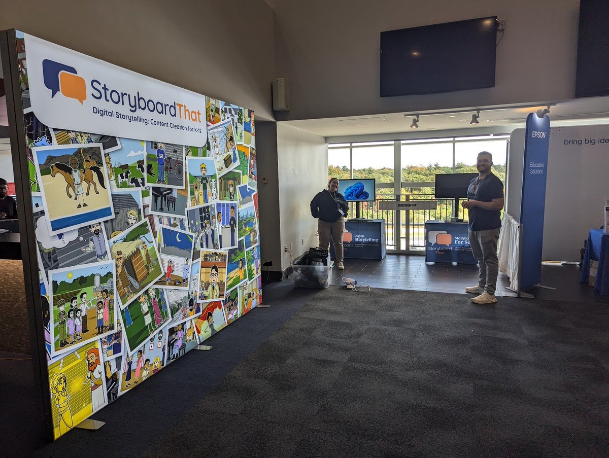 Ready for <a href="/MassCUE/">MassCUE</a>! 

Stop by Booth 505A tomorrow to meet Nick and Lidia and learn about how you can use Storyboard That in the classroom to engage and inspire your students✨

#MassCUE #MassCUE2024 #EdTech #DigitalLearning