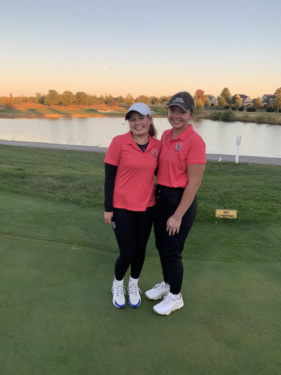 os_falcon_golf's tweet photo. Olathe South is sending two girls to the 6A State Tournament! Congratulations to Ava and Caroline! More Results later. #DailyGains @ADMillerOS @OlatheSouthHS @OS_BirdHouse https://t.co/xGMI2OJ18M