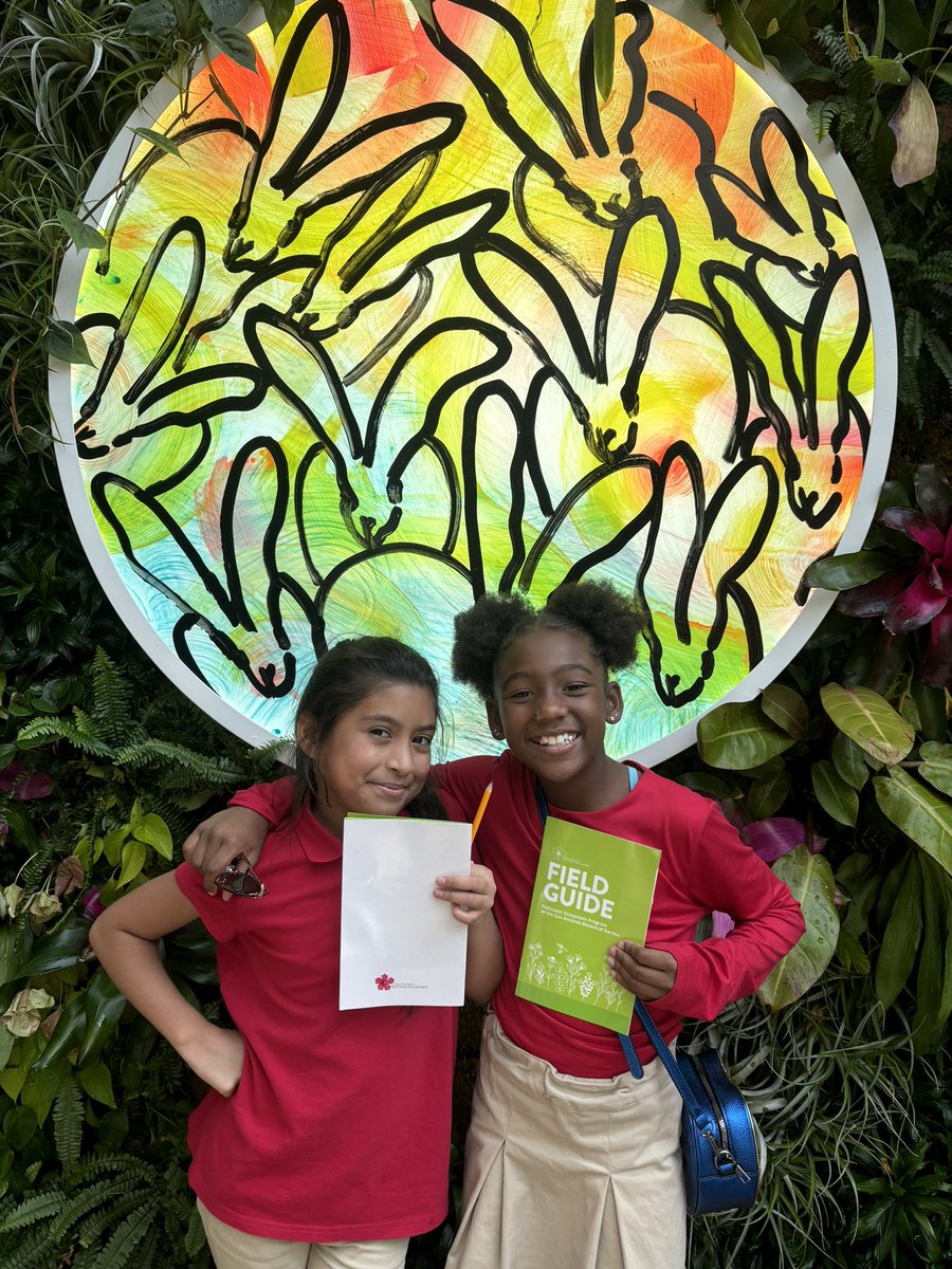 Learning about Pollinators, food webs, and plant life cycles at the Botanical Gardens! 🪴🌺🪴 <a href="/NISDGlenn/">Glenn Elementary</a>