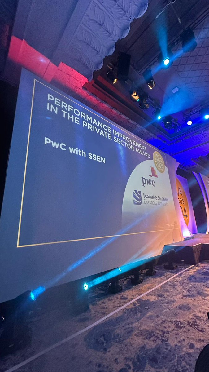 PwC_UK's tweet image. Congratulations to our team on winning the Performance Improvement in the Private Sector award at this year’s #MCAAwards for their work with @ssencommunity #ConsultingExcellence #PwCProud