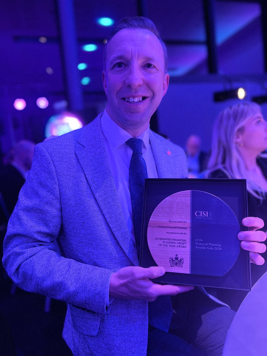 Congratulations to <a href="/AcumenFP/">Acumen FP</a> for their fantastic award at the <a href="/CISI/">The CISI</a> #FPAwards24!