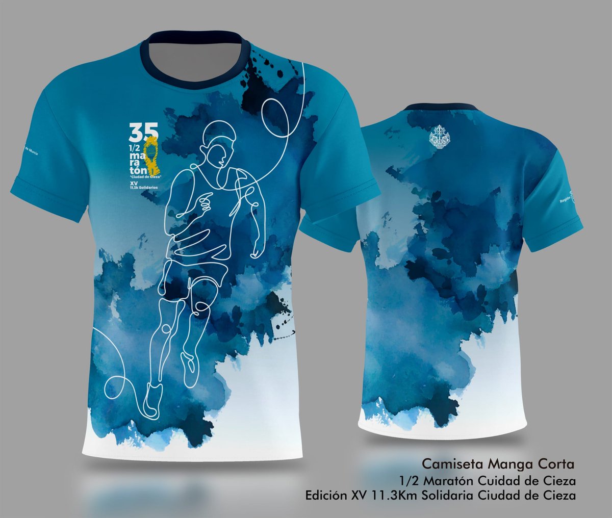 Camiseta conmemorsativa de la 'XXXV MEDIA MARATÓN CIUDAD DE CIEZA' y los '11,3K SOLIDARIOS'.

Enlace para inscribirse:
· Media Maratón/11,3K: l.facebook.com/l.php?u=https%…

#MediaMaratónCieza
#MaríaMagdalena #Cieza
#QuelaMagdalenateguíe